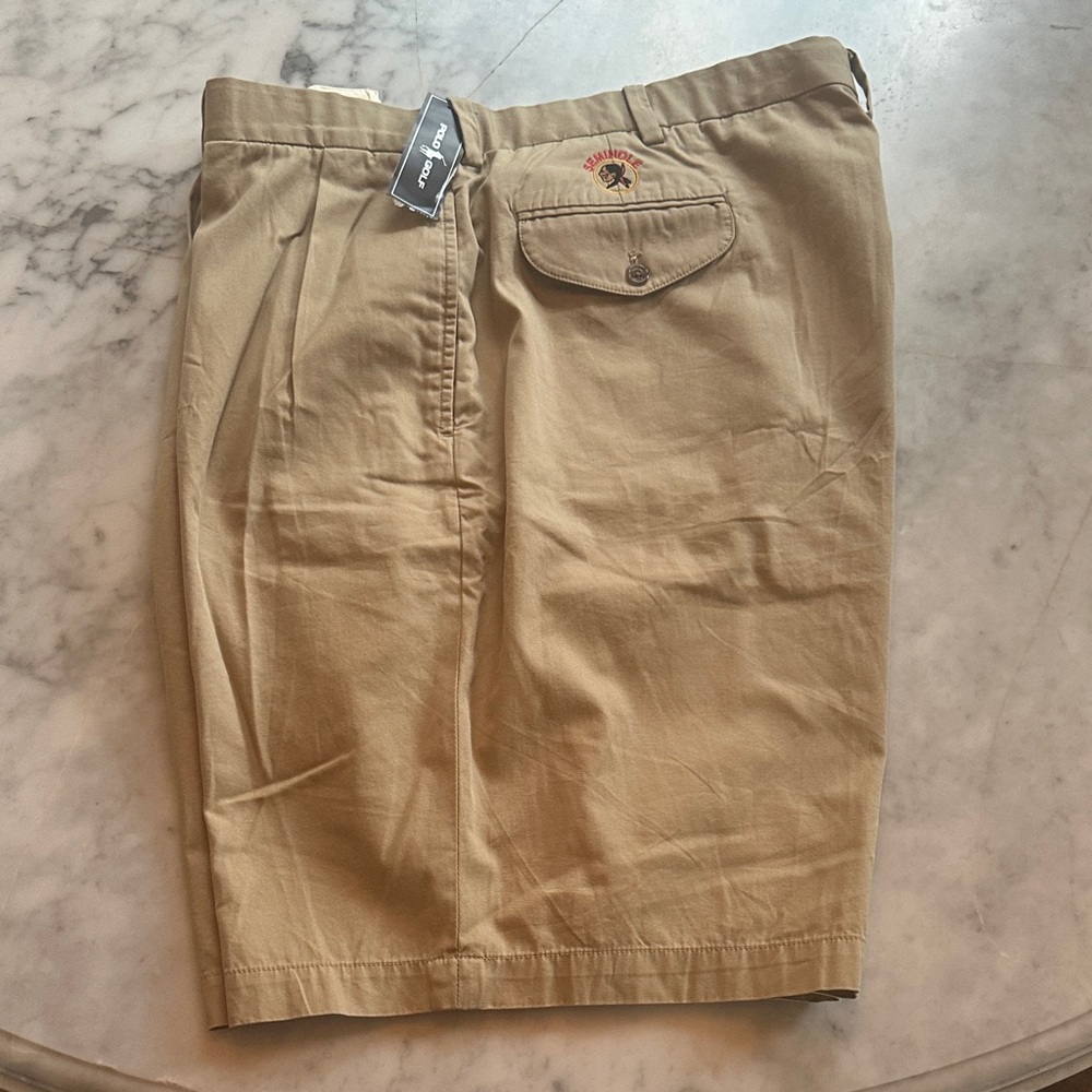 Polo Golf Shorts. Seminole GC. Size 42. NWT